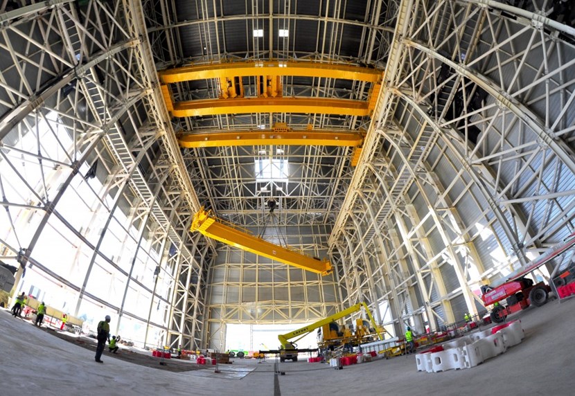 The overhead crane will have a double role to play in ITER, first handling the machine components during the installation and assembly phase that begins in 2019 ... and then handling them again during the dismantling phase of the project. (Click to view larger version...)